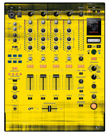 Pioneer DJ DJM 900 NEXUS Skin Blacknyellow